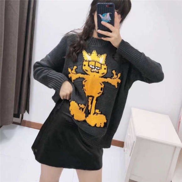 Zara | Sweaters | Zara Garfield Paw Inc 